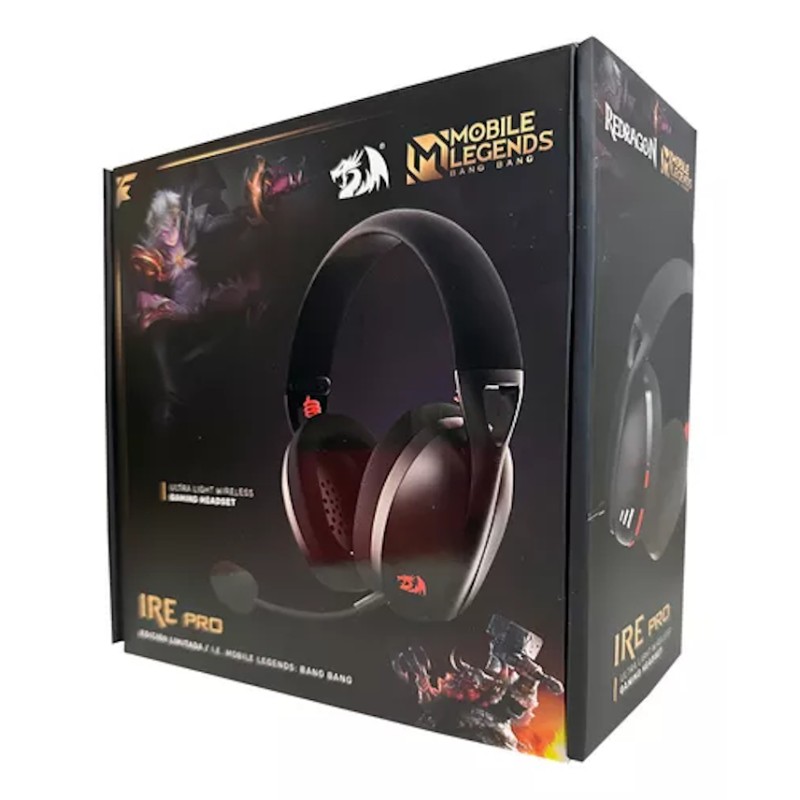 Auriculares-Redragon-Con Copas Circumaurales-Cable Mallado en Tela y conexión USB-Mobile Legends - IRE PRO H848B2 Redragon - 1