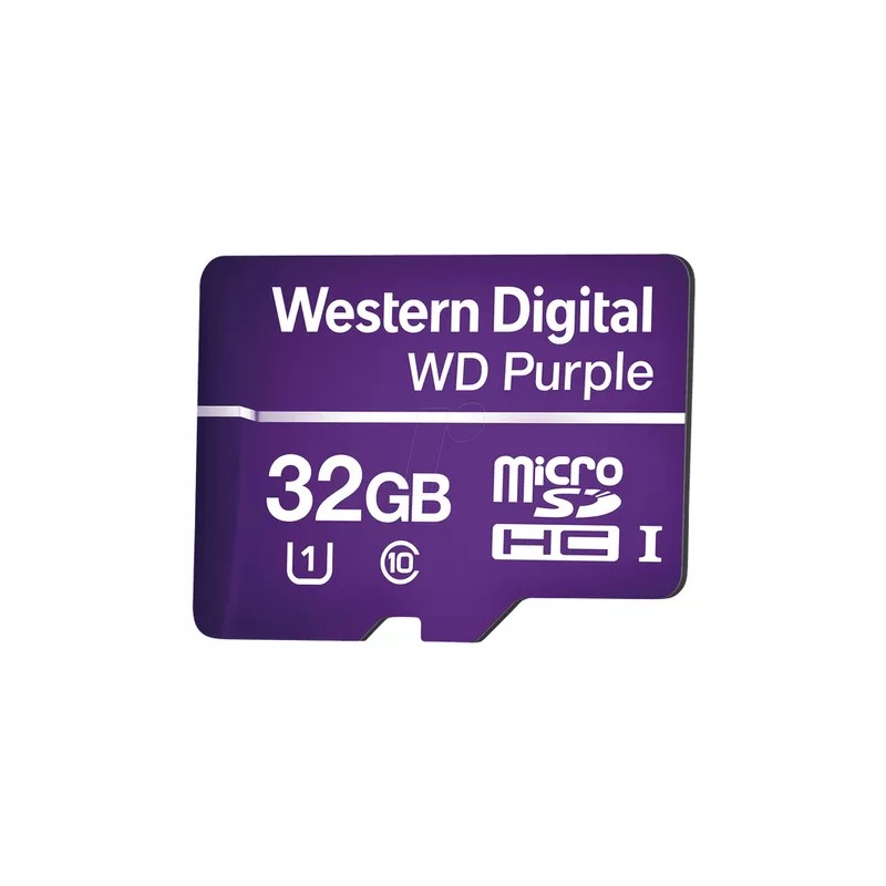 Memoria microSD de 32GB PURPLE - WD32MSD Western Digital - 1