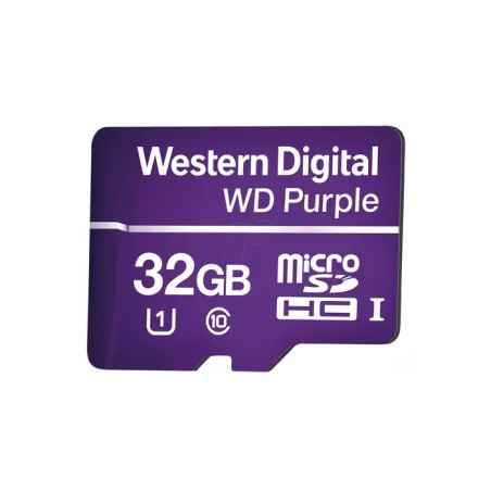 Memoria microSD de 32GB PURPLE - WD32MSD Western Digital - 1