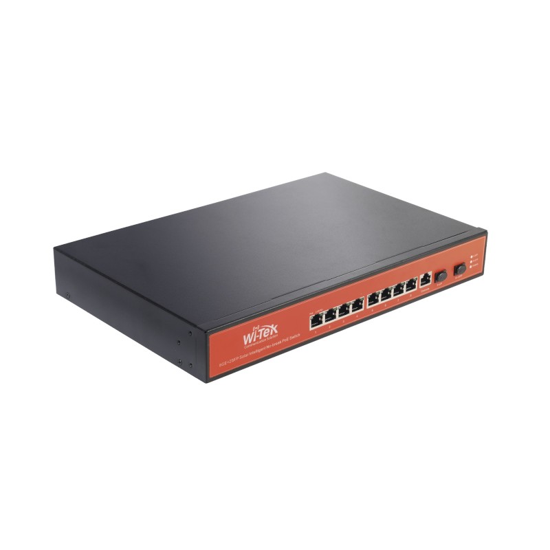 Switch Administrable Capa 2 de 8 puertos 10/100/1000 PoEaf/at - WI-PMS310GF-UPS-PLUS WI-TEK - 2