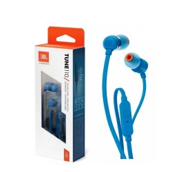 Auriculares-Harman-Frecuencia de 20 - 22000 Hz-Cableado-Internos-Color Azul -  JBLT110BLUAM JBL - 2