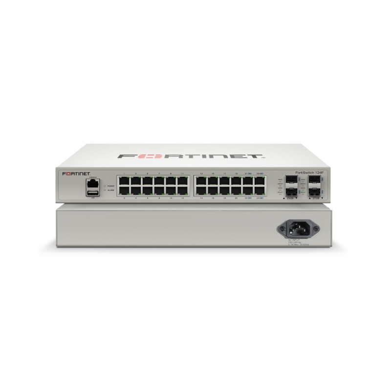 Switch L2+ PoE+ Gestionado - 24 puertos - Latenecia inferior a un microsegundo - FS-124F-FPOE Fortinet - 1