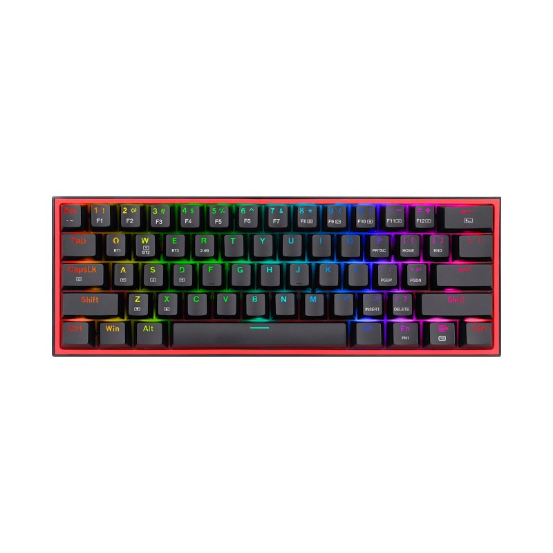 Teclado-Redragon-Mecanico-Plástico ABS reforzado-Cable USB Type-C-RGB Chroma - K616-RGB B SP  - 2