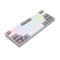 Teclado-Redragon-Mecanico-Plástico ABS reforzado-Cable USB Type-C-RGB Chroma - K616-RGB WG SP  - 1