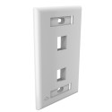 Faceplate 2 Puertos Color Blanco - 35050017 FURUKAWA - 1