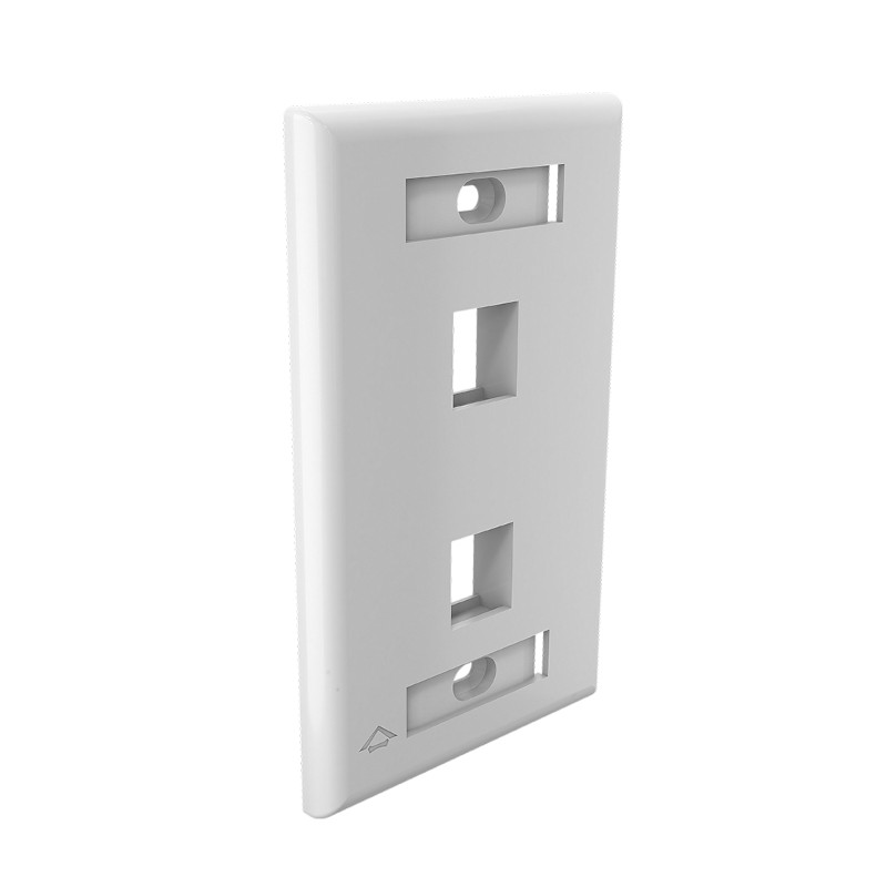 Faceplate 2 Puertos Color Blanco - 35050017 FURUKAWA - 1