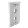 Faceplate 2 Puertos Color Blanco - 35050017 FURUKAWA - 1