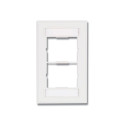 Faceplate 2-Puertos Siemon CT4-FP-02 CT Color blanco Siemon - 1