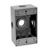 CAJA TIPO RAWELT EN ALUMINIO 2X4 5 SALIDAS 3/4 PULG - 665499 RAWELT - 1
