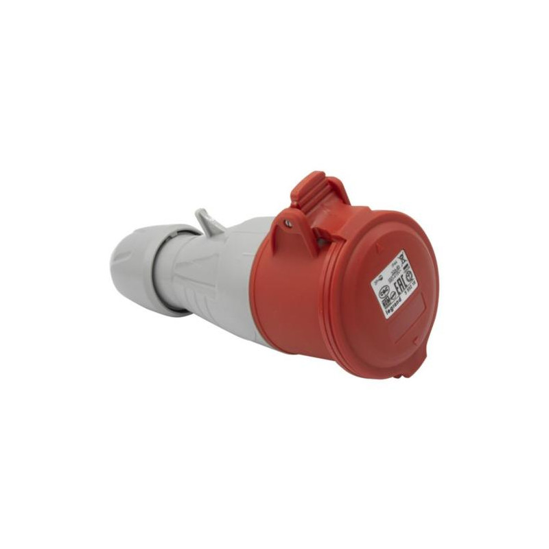 Base aerea P17 Pro 3P+T 32Amp - 380/415 Vol - IP44 - Color rojo - 555223 Legrand - 3