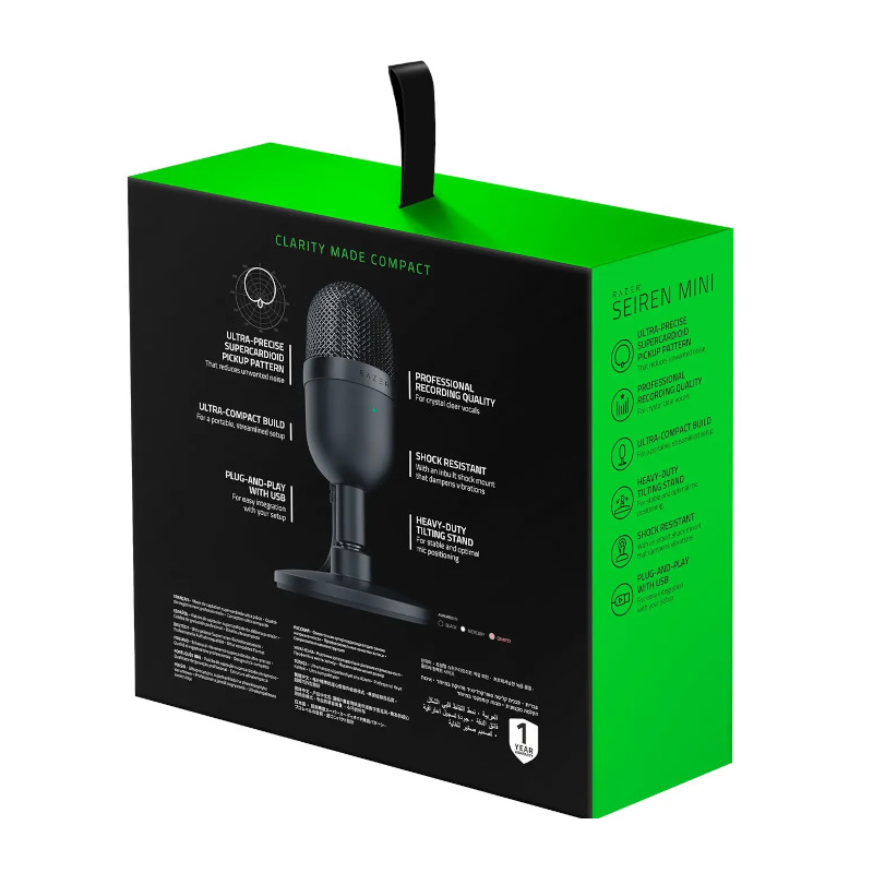 Micrófono USB Razer Seiren V3 Mini - RZ19-03450100-R3U1 Razer - 3