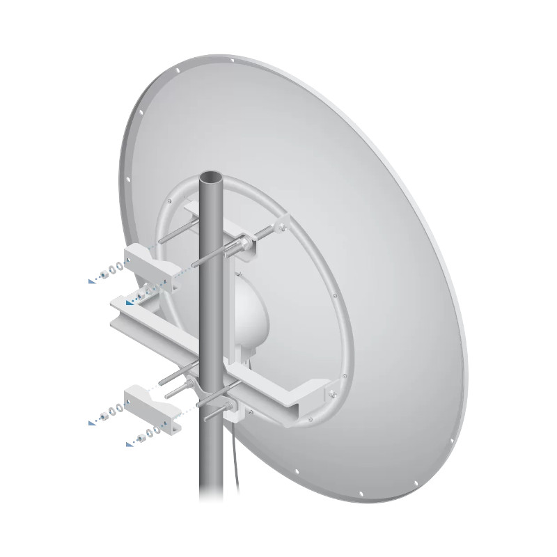 Antena Parabólica Ubiquiti AF-5G34-S45 de Alta Ganancia - 30 dBi para Conexiones Inalámbricas Eficientes y de Largo Alcance Ubiq