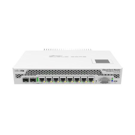 Cloud Core Router-MIKROTIK-CPU 9 Núcleos-7 Puertos Gigabit-1 Combo TP/SFP-1 puerto SFP-2 GB memoria - CCR1009-7G-1C-1S+PC MIKROT