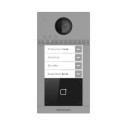 Videoportero IP (IP65 + IK08) con Llamada y apertura desde APP Hik-Connect / para 4 Departamentos - DS-KV8413-WME1(C) Hikvision