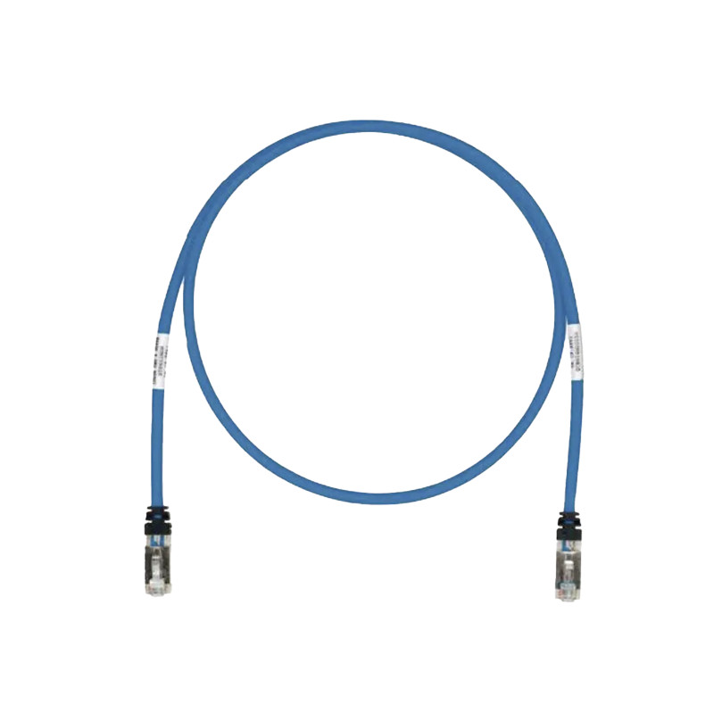 Patch Cord Cat6A - Blindado S/FTP - CM/LS0H -2metros Color Azul - STP6X2MBU Panduit - 2