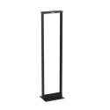Rack de 2 postes - 45RU - aluminio - negro - R2P Panduit - 1