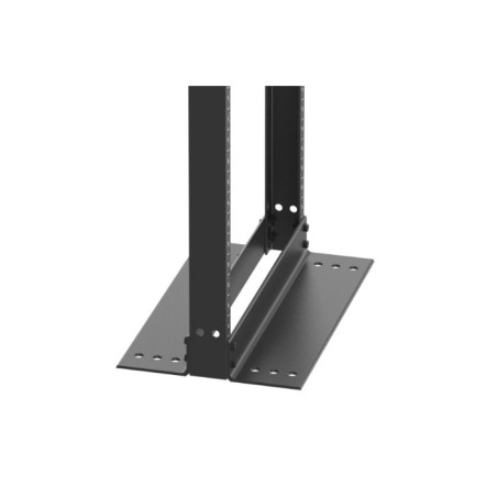 Rack de 2 postes - 45RU - aluminio - negro - R2P Panduit - 2