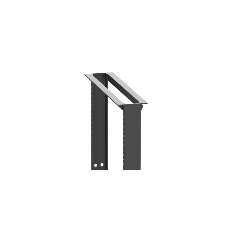 Rack de 2 postes - 45RU - aluminio - negro - R2P Panduit - 3