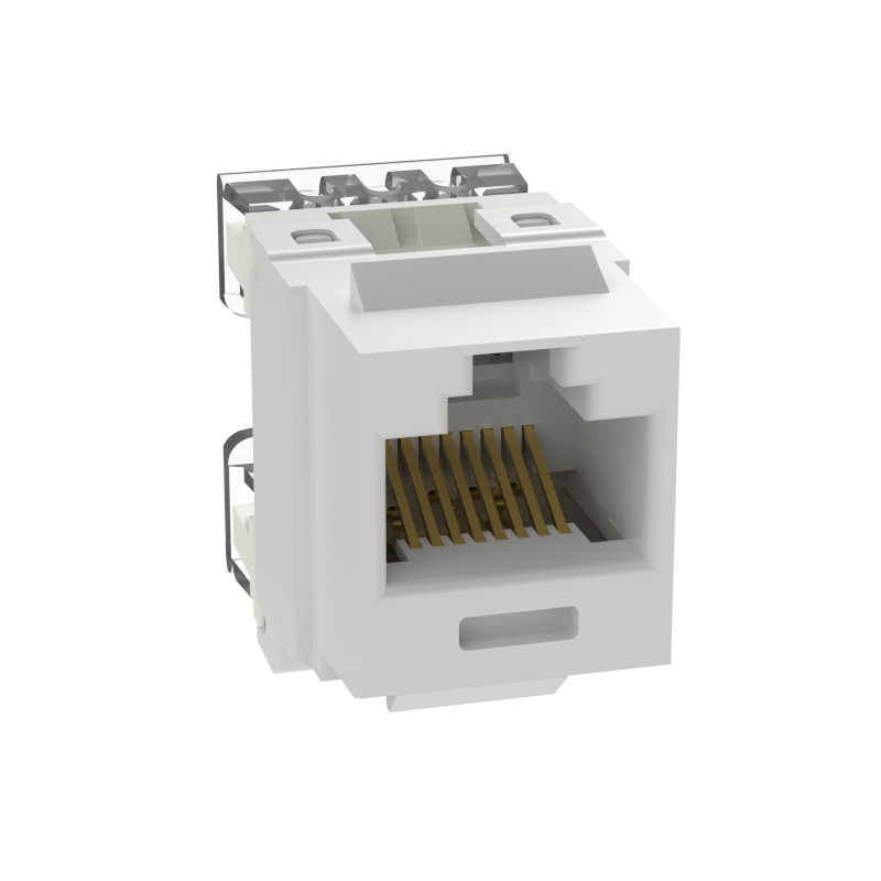 Conector Jack 110 - Tipo Keystone Cat 5e - Color Blanco mate - NKP5E88MIW Panduit - 1