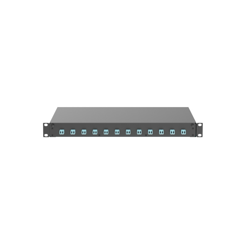 Cajón para fibra - 12 adaptadores dúplex LC - FD1W12AQDLCZ Panduit - 1