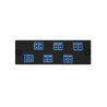 Panel para adaptador de fibra LC OS1/OS2 dúplex LC azul - FAP6WBUDLCZ  - 1