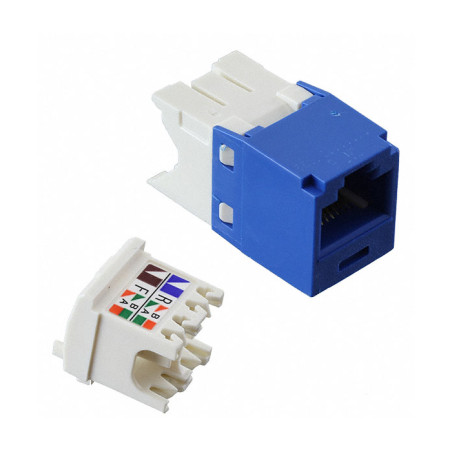 Módulo TG Mini-Com UTP RJ45 categoría 6 azul - CJ688TGBU Panduit - 2