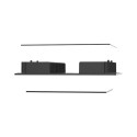 Soporte para empalme de fibra Opticom 24 empalmes negro - FSC24 Panduit - 1