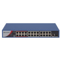 Conmutador POE Fast Ethernet de 24 puertos no administrado - DS-3E0326P-E/M(B) Hikvision - 1