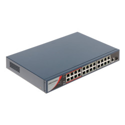 Conmutador POE Fast Ethernet de 24 puertos no administrado - DS-3E0326P-E/M(B) Hikvision - 2