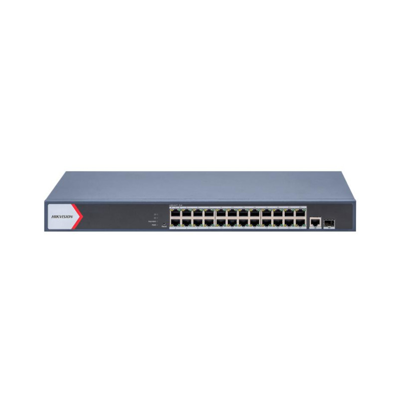 Conmutador PoE inteligente Gigabit de 24 puertos - DS-3E1526P-EI/M Hikvision - 1