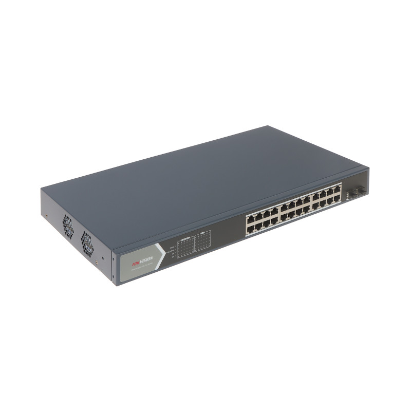 Conmutador PoE inteligente Gigabit de 24 puertos - DS-3E1526P-SI Hikvision - 2