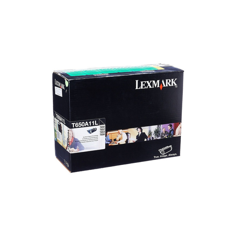 Toner-Lexmark-Color negro-Láser monocromático-300 x 400 x 162 mm-Hasta 7.000 páginas - T650A11L Lexmark - 2