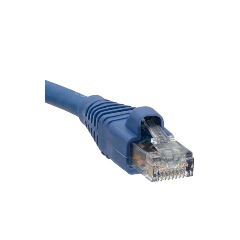 Patch cord AZUL de cable UTP Cat. 6 con rango de flamabilidad LSZH de 2.1m (7ft) - 6H460-07L Leviton - 1