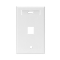 Faceplate sencillo que adapte las aberturas NEMA estándar - 42080-1WS - 2