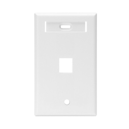 Faceplate sencillo que adapte las aberturas NEMA estándar - 42080-1WS  - 2