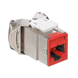 Jack Negro Cat 6A blindado, supporta 1000BASE-T - 6ASJK-RE6 Leviton - 2