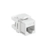 Salida lógica BLANCO para datos sencillo Cat 6 - Jack RJ-45 - 61110-RW6 Leviton - 1