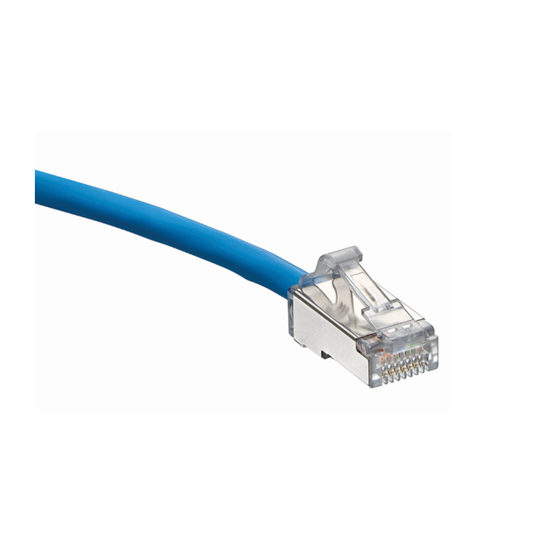 Patch cord AZUL Categoría 6A de 3mts - U/FTP - 28AWG - H6A10-10L Leviton - 1