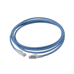 Patch cord AZUL Categoría 6A de 3mts - U/FTP - 28AWG - H6A10-10L Leviton - 2