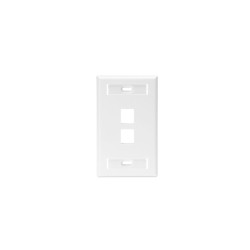 Faceplate Doble que adapte las aberturas NEMA estándar - 42080-2WS Leviton - 1