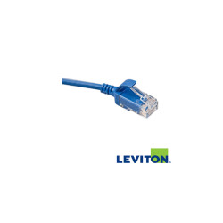 Patch cord AZUL de cable UTP Cat. 6 con rango de flamabilidad LSZH  - 6H460-01L Leviton - 1