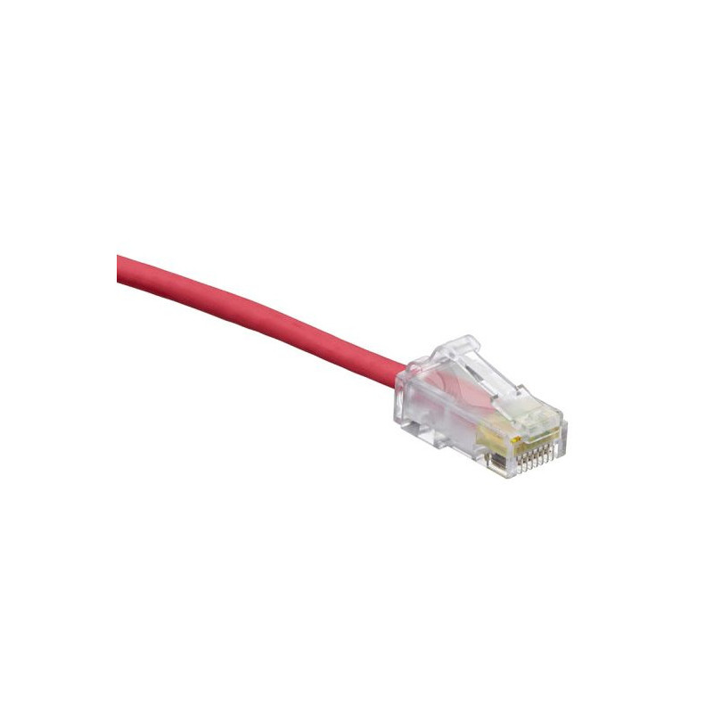 Patch cord ROJO de cable UTP Cat. 6 - LSZH de 2.1m - 6H460-07R Leviton - 1
