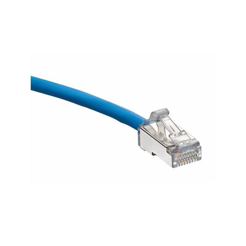 Patch cord AZUL Categoría 6A - 2.1mts - U/FTP, 28AWG - H6A10-07L Leviton - 1
