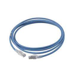 Patch cord AZUL Categoría 6A - 2.1mts - U/FTP, 28AWG - H6A10-07L Leviton - 2