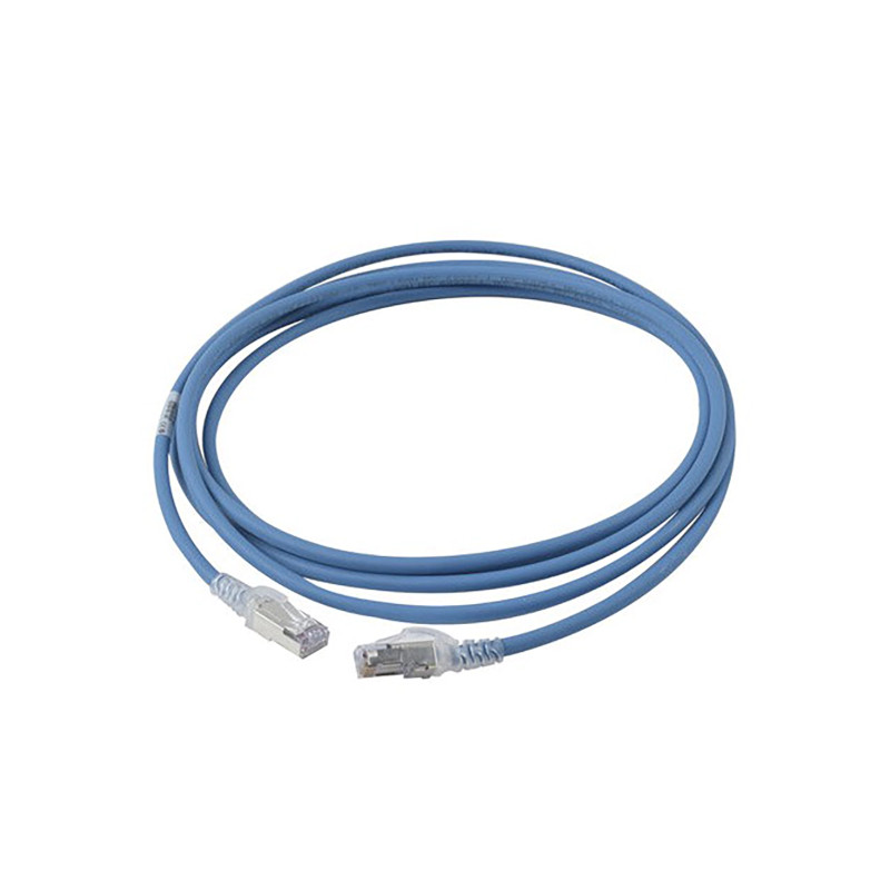 Patch cord AZUL Categoría 6A - 2.1mts - U/FTP, 28AWG - H6A10-07L Leviton - 2