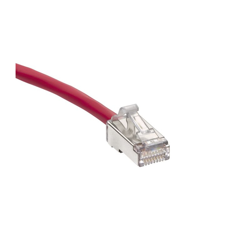 Patch cord ROJO Categoría 6A de 2.1m - U/FTP- 28AWG - H6A10-07R Leviton - 1
