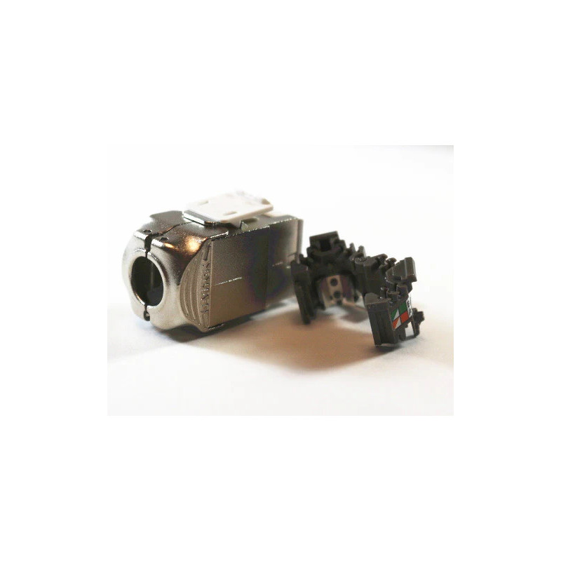 Jack Blanco Cat 6A blindado, supporta 1000BASE-T - ANSI/TIA-606-C/568.2-D - 6ASJK-RW6 Leviton - 2