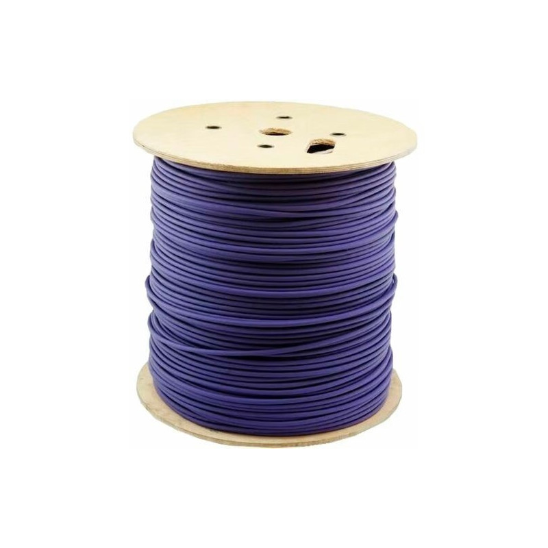 Carreta x 500 mts - Cable U/FTP Categoría 6A blindado 4pares 26 AWG - AC6-4CZ-ECA-500VT Leviton - 1