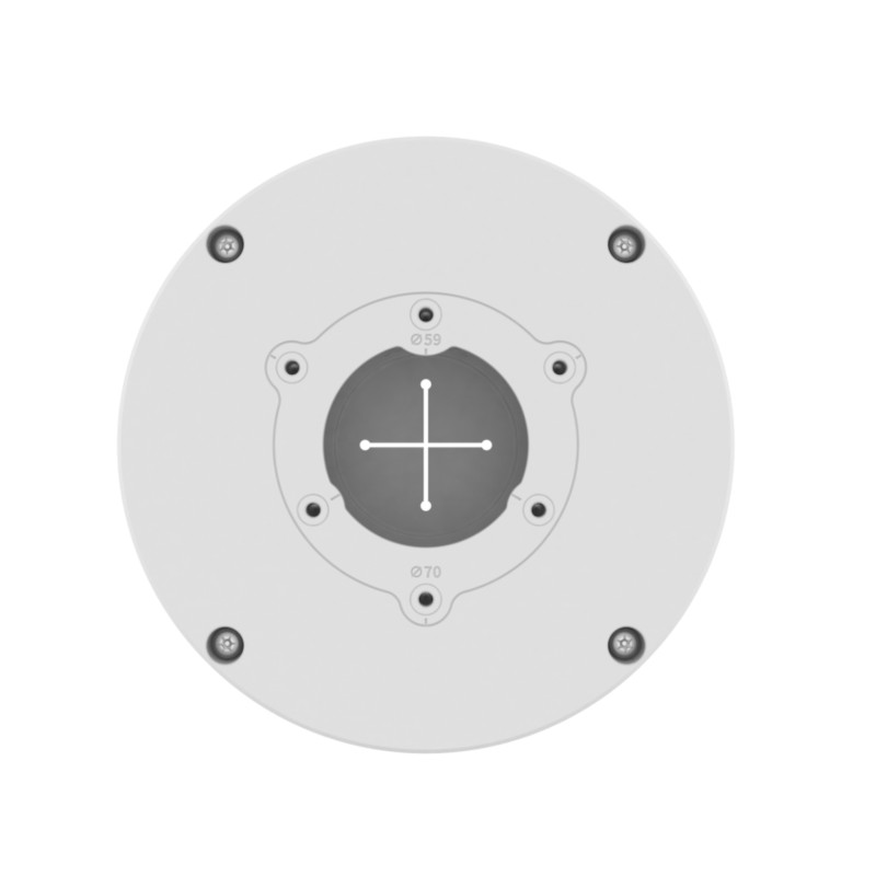 Caja trasera para cámaras tipo bala. Compatible con: QNO-C8083R/C9083R - SBO-140BW hanwha vision - 1