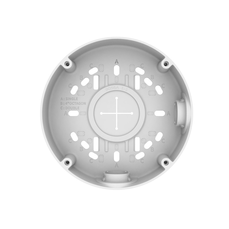 Caja trasera para cámaras tipo bala. Compatible con: QNO-C8083R/C9083R - SBO-140BW hanwha vision - 3
